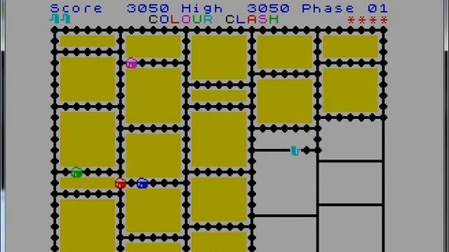 Colour Clash - ZX Spectrum - emulador UnrealSpeccy 0.38.2 - testeado Windows 7 x64 смотреть онлайн