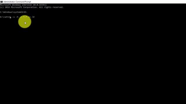 Restore Hidden File And Folder Using Command Prompt смотреть онлайн