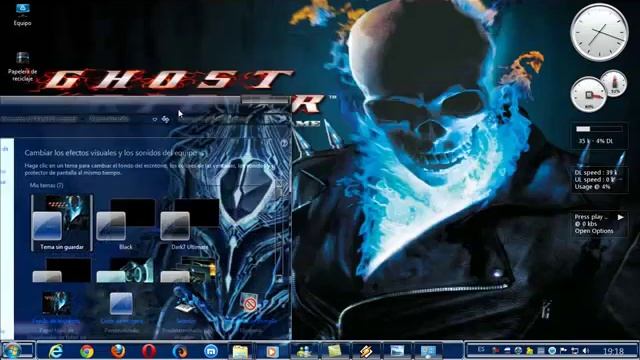 WINDOWS 7.CON EFECTOS DE ICONOS Y VENTANAS (NEON) смотреть онлайн
