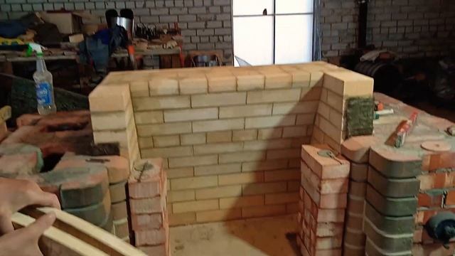 Каминный зуб, установка кружала(шаблона) арки, рекламация на Кирово Чепецкий кирпичный завод 2021г. смотреть онлайн