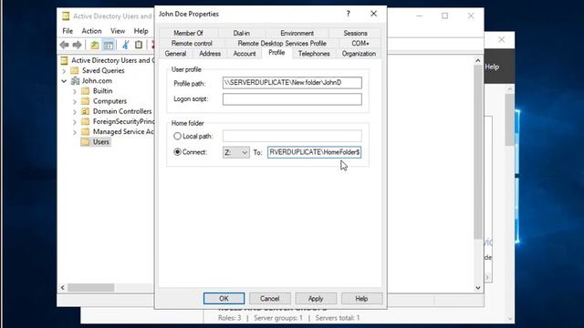 Creating a Home Folder For Active Directory Users смотреть онлайн