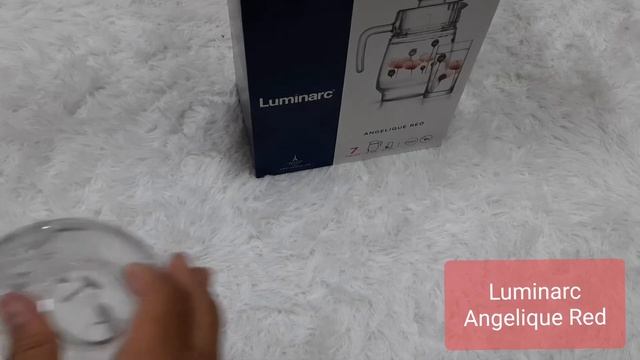 Unboxing Luminarc Angelique Red jug set смотреть онлайн