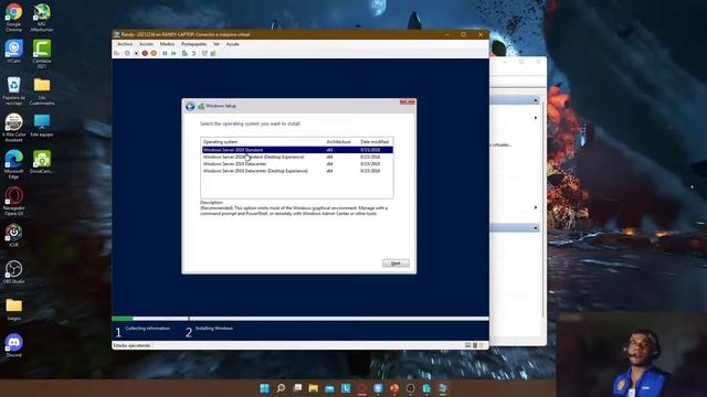 1 2 Instalación de Windows Server 2019 con Server Core смотреть онлайн