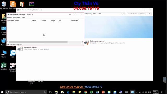 Công ty Thần Vũ hỗ trợ khách kiểm tra máy in không in được qua mạng bằng Teamviewer смотреть онлайн