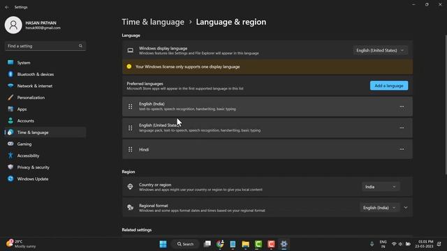 How to Change Language, Region, Time and Date in Windows 11 Hindi смотреть онлайн