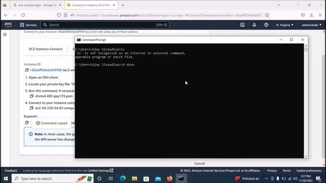 AWS Connect to EC2 Ubuntu Instance Using SSH Client Part-04 | Win10 connect ec2 ubuntu vm using cmd смотреть онлайн