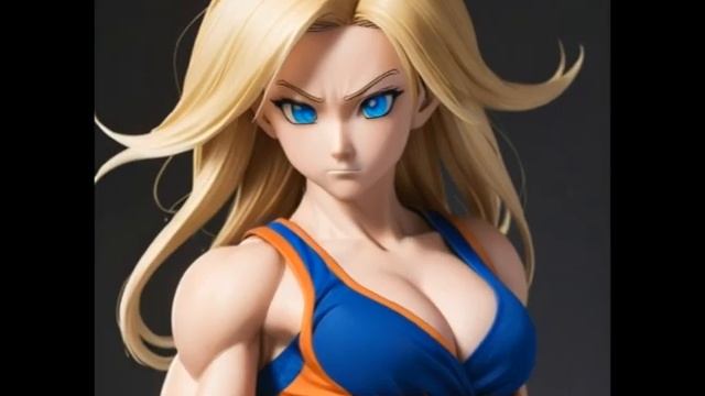 realistic images of Android 18. смотреть онлайн