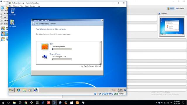 4. Using Easy Transfer to Migrate Windows 7 Settings to Windows 7 смотреть онлайн