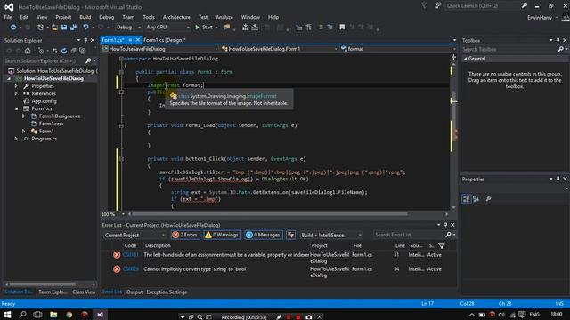 Tutorial 8: Cara menggunakan SaveFileDialog (Indonesia) смотреть онлайн
