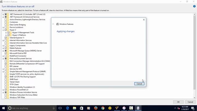 Hyper-V installation on Windows 10 смотреть онлайн