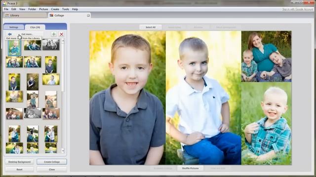 How to Make a Photo Collage Using Picasa смотреть онлайн