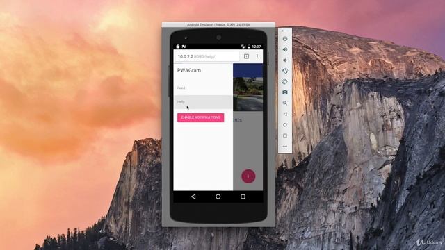 Simulating the Web App on an Emulator | Progressive Web Apps Lesson#8 смотреть онлайн