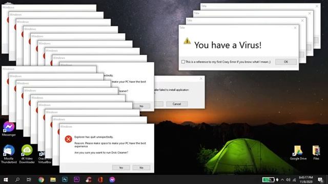 【合作】Windows 10 Crazy Error Full смотреть онлайн