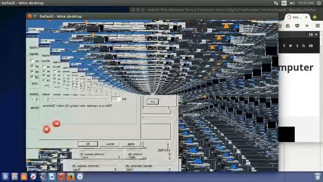 Running the MEMZ Trojan "Clean" version on Ubuntu смотреть онлайн