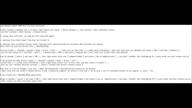 how to fix xbox controller after windows 2004 update смотреть онлайн
