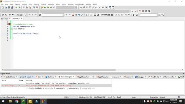 Fatal error iostream no such file or directory code blocks смотреть онлайн