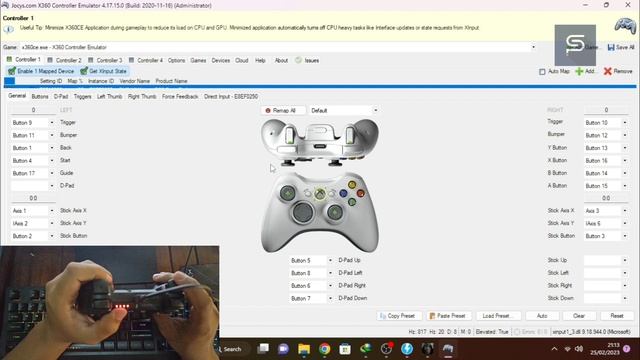 Cara merubah fungsi stik ps 3 menjadi stik xbox di platform windows/PC смотреть онлайн