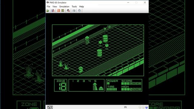 Highway Encounter - Tesla PMD 85 - emulador PMD 85 Emulator v2.1.7.133 смотреть онлайн