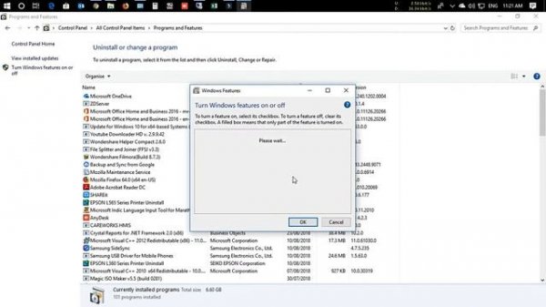 Enable Hyper-v Manager in Windows_10