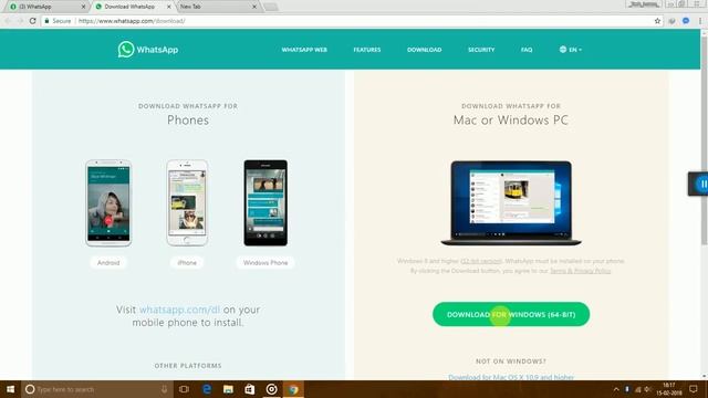 Get Whatsapp Application Software On Your Windows PC. смотреть онлайн