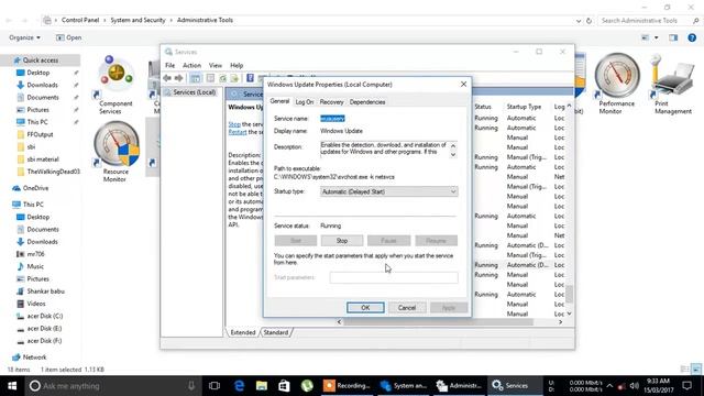 HOW TO ENABLE OR DISABLE WINDOWS 10 AUTOMATIC UPDATE SERVICE.......:) смотреть онлайн