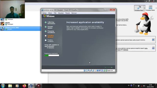 Tutorial Install Windows Server 2003 di VirtualBox смотреть онлайн