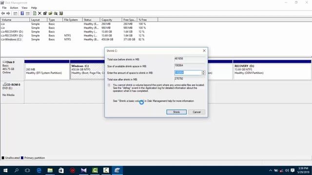 How to Create Disk Partition in Windows 10 using Disk Management tool смотреть онлайн