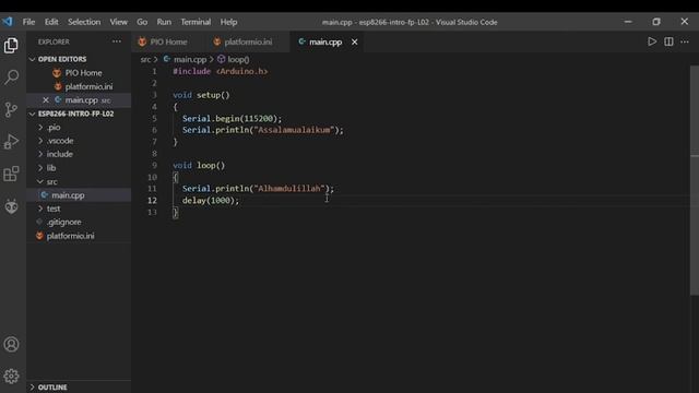Preparing the system ( esp8266 drivers and installing platformIO extension) смотреть онлайн