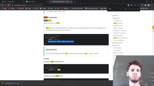 Conectando um microserviço ao transporter nats смотреть онлайн