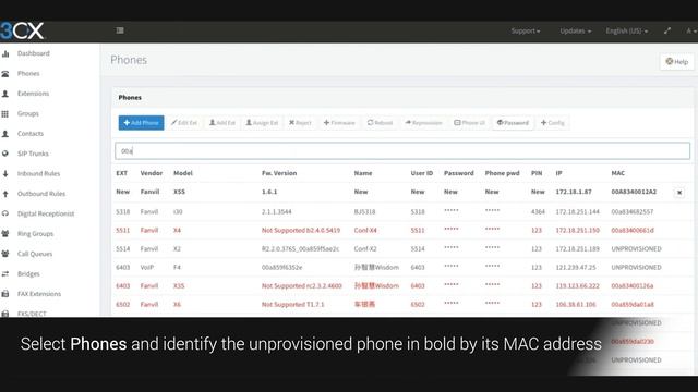 Provisioning an IP phone to 3CX - Rainbow Networks смотреть онлайн