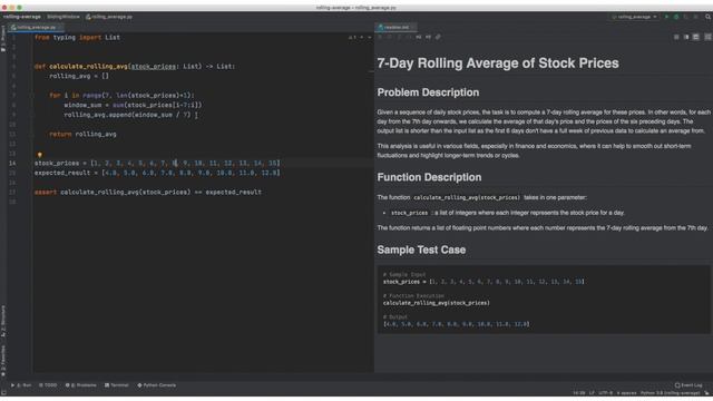 Sliding Window: 7-Day Rolling Average смотреть онлайн