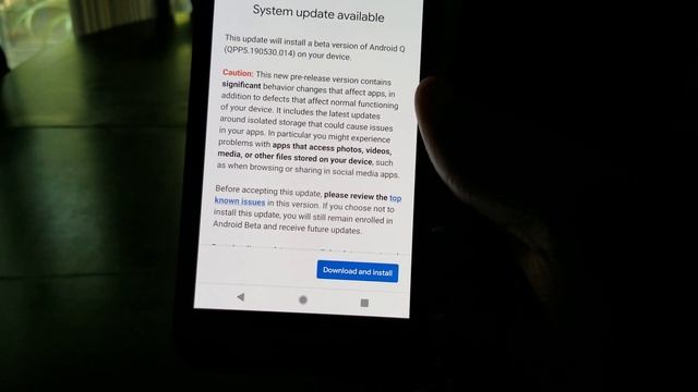 Android Q beta 5 installation смотреть онлайн