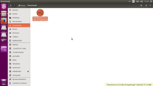 MuseScore - how to run the Linux AppImage смотреть онлайн