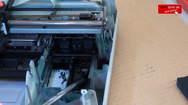 HP Drucker Tintenauffangbehälter voll - Tinte läuft aus dem Drucker - [4K] смотреть онлайн