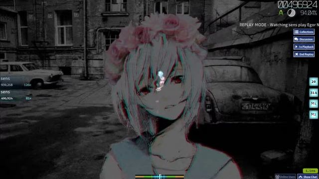 osu sens1337 anime girl смотреть онлайн