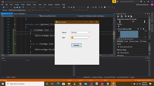 Visual Programming (C#) Error Provider Control (Urdu/Hindi) смотреть онлайн