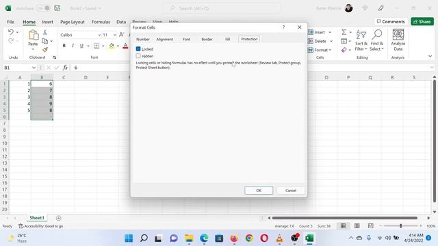 How to lock cells in Excel formula to protect them смотреть онлайн