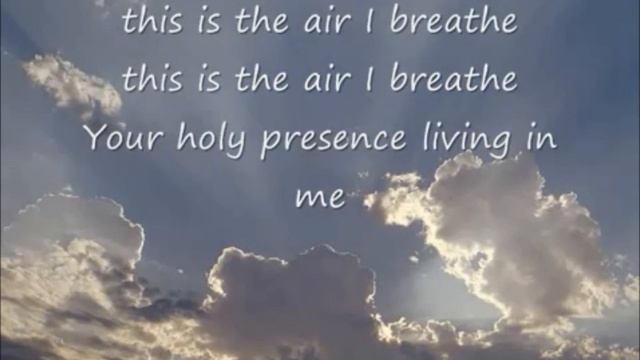 2a This is the air I breathe.wmv смотреть онлайн