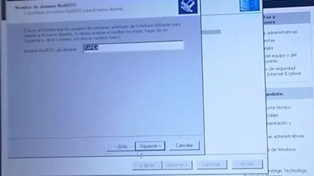 Como activar los servicios de Active Directory en Windows Server 2003 |José Antonio Ceballos 626-A| смотреть онлайн