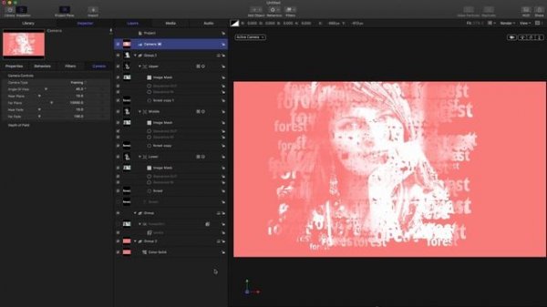 Apple Motion: Word Cloud Tutorial
