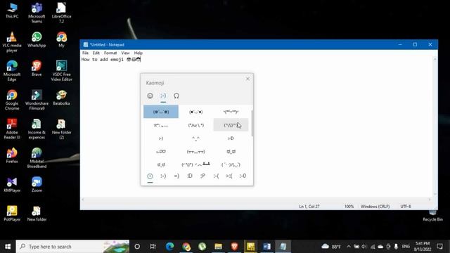 How to send Emoji’s from your keyboard in windows 10 computer смотреть онлайн