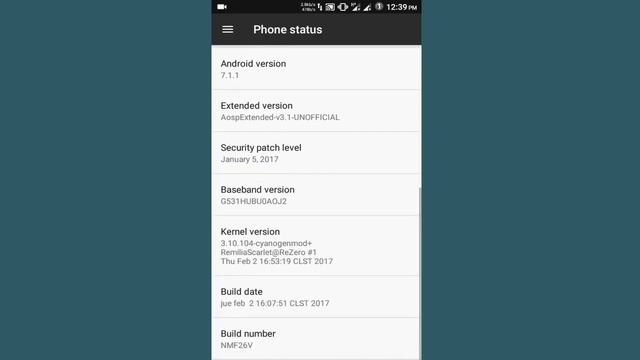 AOSP EXTENDED V3 7.1.1 Rom For Galaxy Grand Prime(SM-G531H) 2017 [HD] смотреть онлайн