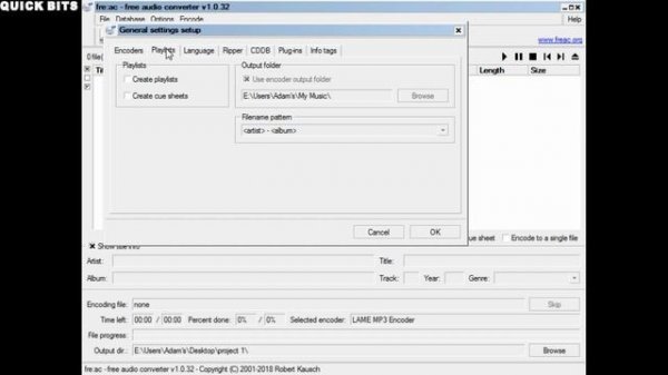 fre:ac | Free Audio Converter | Microsoft Windows | Review