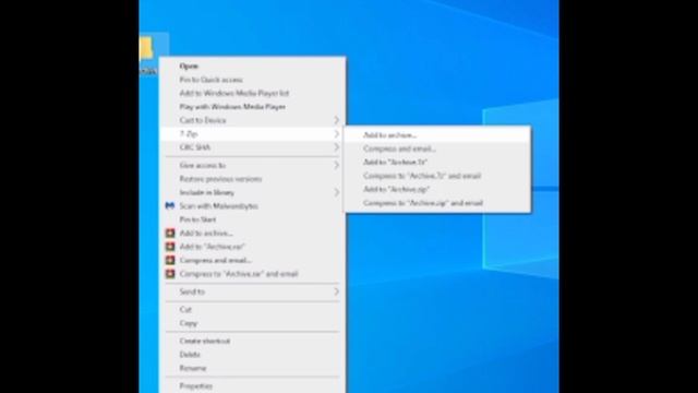 How To Create Password For Zip File Windows 10 смотреть онлайн