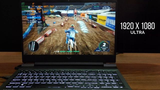 HP Victus | RTX 3050 | Monster Energy Supercross 5 | 1080p Ultra Gameplay | 5600H | 1x8GB смотреть онлайн