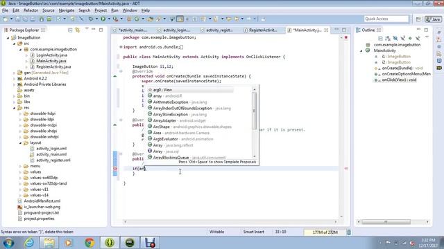 10-ImageButton Demo in Android using Eclipse смотреть онлайн