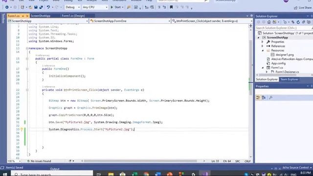 Print Screen Application - C# Windows Forms смотреть онлайн