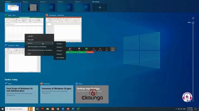 Exploring Task View and Virtual Desktop in Windows | Windows features Video | Computer Basics смотреть онлайн