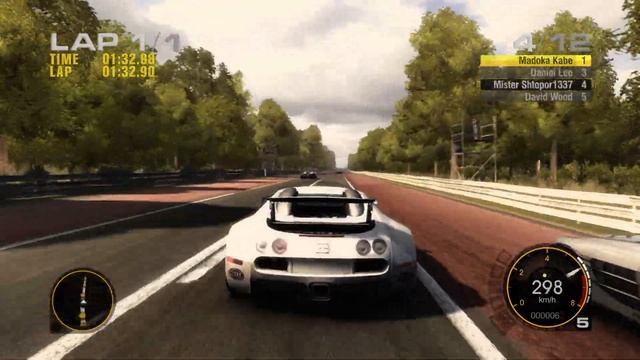Race Driver GRID Bugatti Veyron 16.4 смотреть онлайн