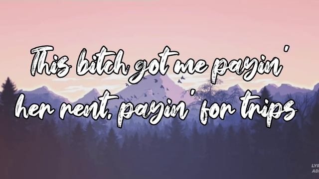 Bruno Mars - Smokin out the window (Lyric Video) смотреть онлайн